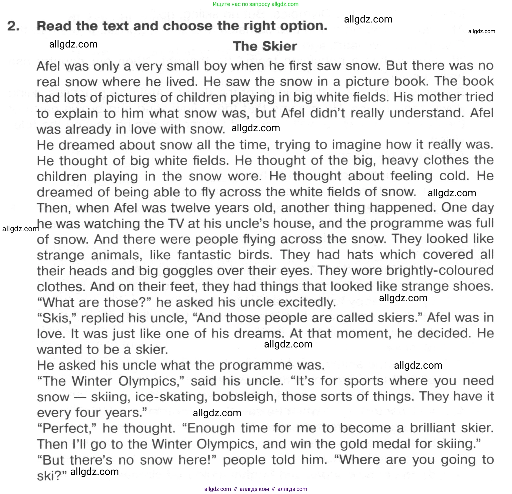 Английский язык (english), 8 класс Тренировочные упражнения в формате ОГЭ (ГИА), авторы: Ваулина Юлия Евгеньевна (Vaulina Julia), Подоляко Ольга Евгеньевна (Podolyako Olga), издательство Просвещение, Москва, 2024, бирюзового цвета, страница 99, номер 2, Условие 2024-2027