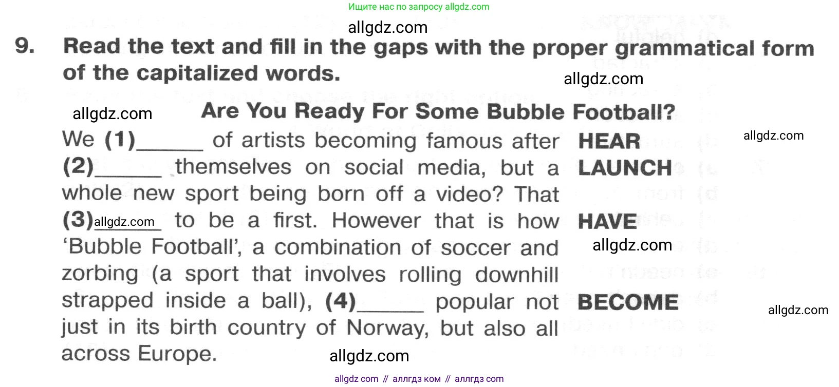 Английский язык (english), 8 класс Тренировочные упражнения в формате ОГЭ (ГИА), авторы: Ваулина Юлия Евгеньевна (Vaulina Julia), Подоляко Ольга Евгеньевна (Podolyako Olga), издательство Просвещение, Москва, 2024, бирюзового цвета, страница 108, номер 9, Условие 2024-2027