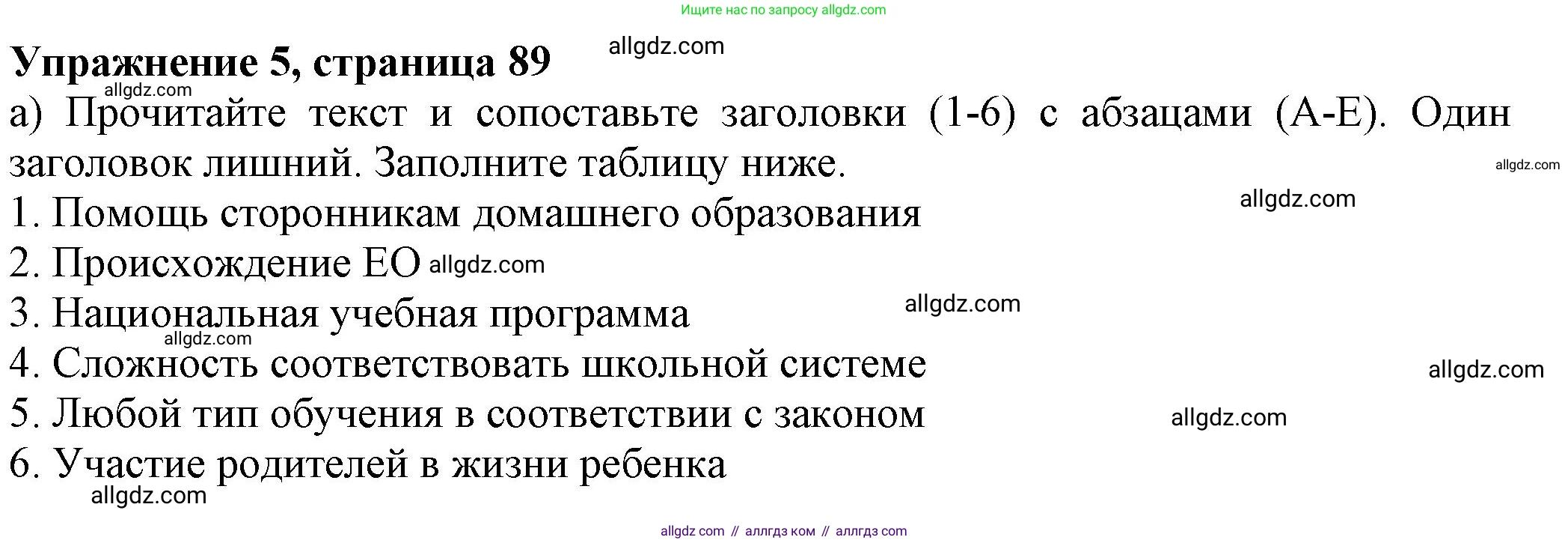 Английский язык (english), 8 класс Тренировочные упражнения в формате ОГЭ (ГИА), авторы: Ваулина Юлия Евгеньевна (Vaulina Julia), Подоляко Ольга Евгеньевна (Podolyako Olga), издательство Просвещение, Москва, 2024, бирюзового цвета, страница 90, номер 5, Решение 1 (2024-2027)