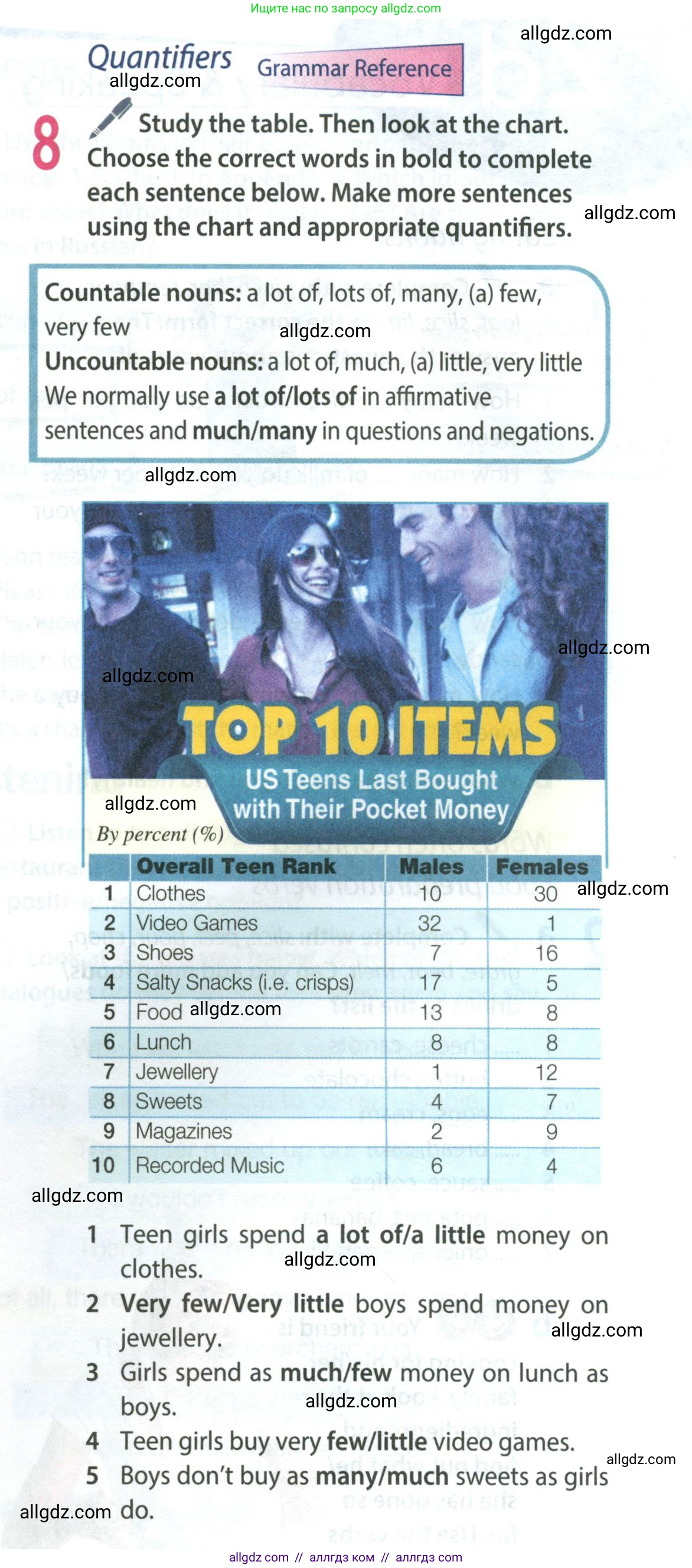 Английский язык (english), 8 класс Учебник (Student's book), авторы: Ваулина Юлия Евгеньевна (Vaulina Julia), Дули Дженни (Dooley Jenny), Подоляко Ольга Евгеньевна (Podolyako Olga), Эванс Вирджиния (Evans Virginia), издательство Просвещение, Москва, 2023, бирюзового цвета, страница 31, номер 8, Условие 2023-2027