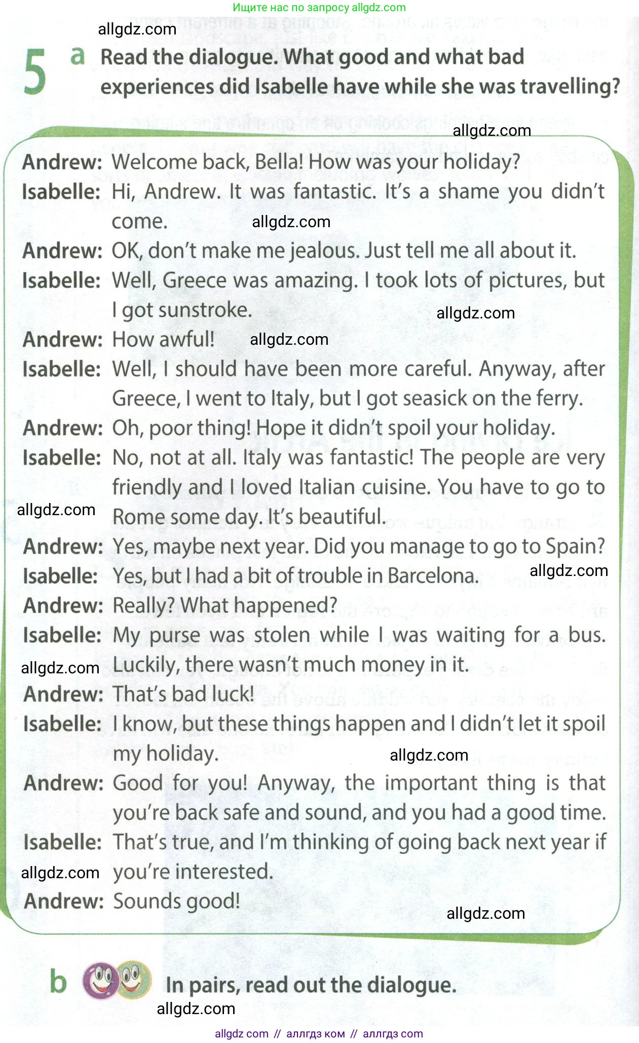 Английский язык (english), 8 класс Учебник (Student's book), авторы: Ваулина Юлия Евгеньевна (Vaulina Julia), Дули Дженни (Dooley Jenny), Подоляко Ольга Евгеньевна (Podolyako Olga), Эванс Вирджиния (Evans Virginia), издательство Просвещение, Москва, 2023, бирюзового цвета, страница 92, номер 5, Условие 2023-2027