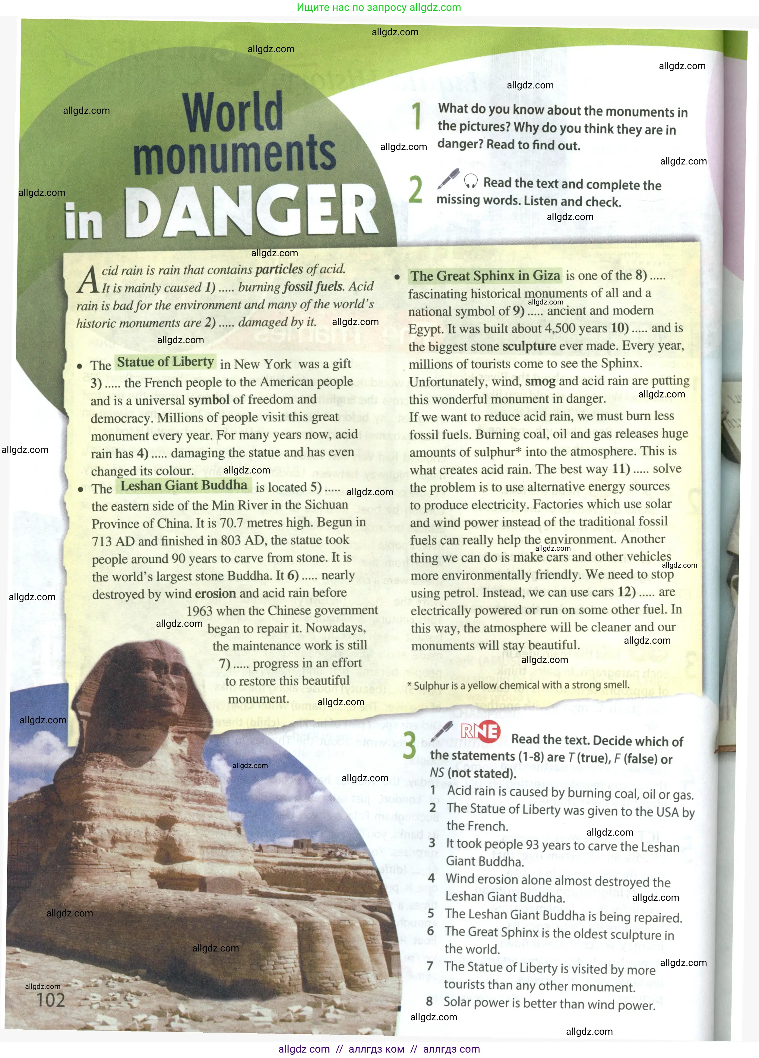 Английский язык (english), 8 класс Учебник (Student's book), авторы: Ваулина Юлия Евгеньевна (Vaulina Julia), Дули Дженни (Dooley Jenny), Подоляко Ольга Евгеньевна (Podolyako Olga), Эванс Вирджиния (Evans Virginia), издательство Просвещение, Москва, 2023, бирюзового цвета, страница 102