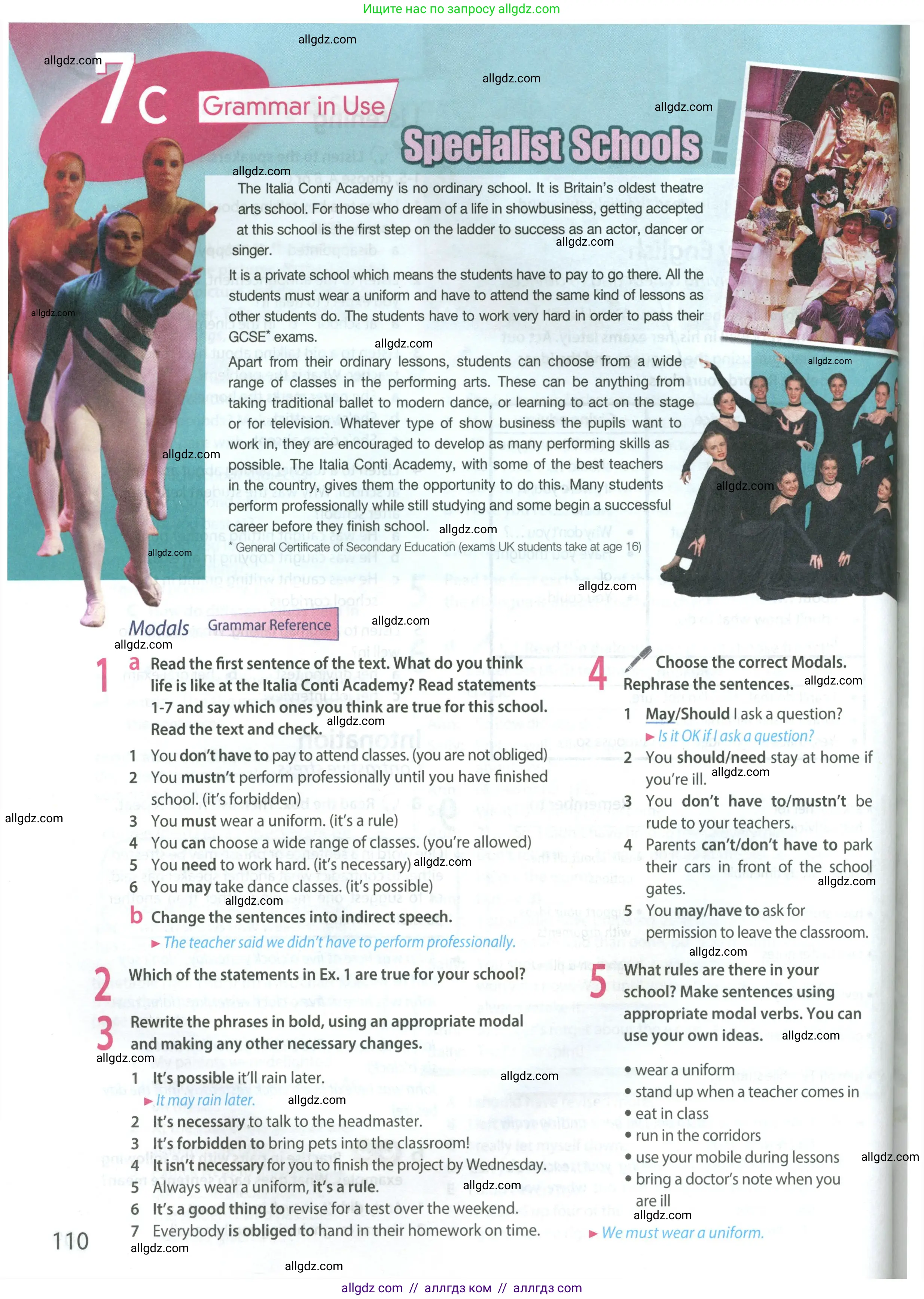 Английский язык (english), 8 класс Учебник (Student's book), авторы: Ваулина Юлия Евгеньевна (Vaulina Julia), Дули Дженни (Dooley Jenny), Подоляко Ольга Евгеньевна (Podolyako Olga), Эванс Вирджиния (Evans Virginia), издательство Просвещение, Москва, 2023, бирюзового цвета, страница 110