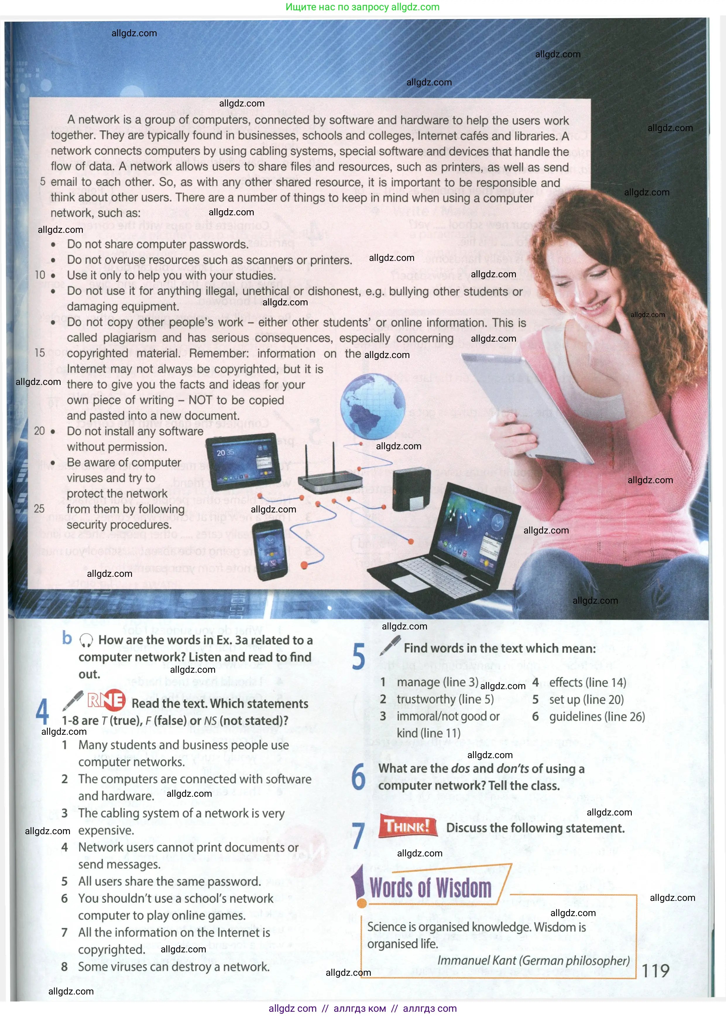 Английский язык (english), 8 класс Учебник (Student's book), авторы: Ваулина Юлия Евгеньевна (Vaulina Julia), Дули Дженни (Dooley Jenny), Подоляко Ольга Евгеньевна (Podolyako Olga), Эванс Вирджиния (Evans Virginia), издательство Просвещение, Москва, 2023, бирюзового цвета, страница 119