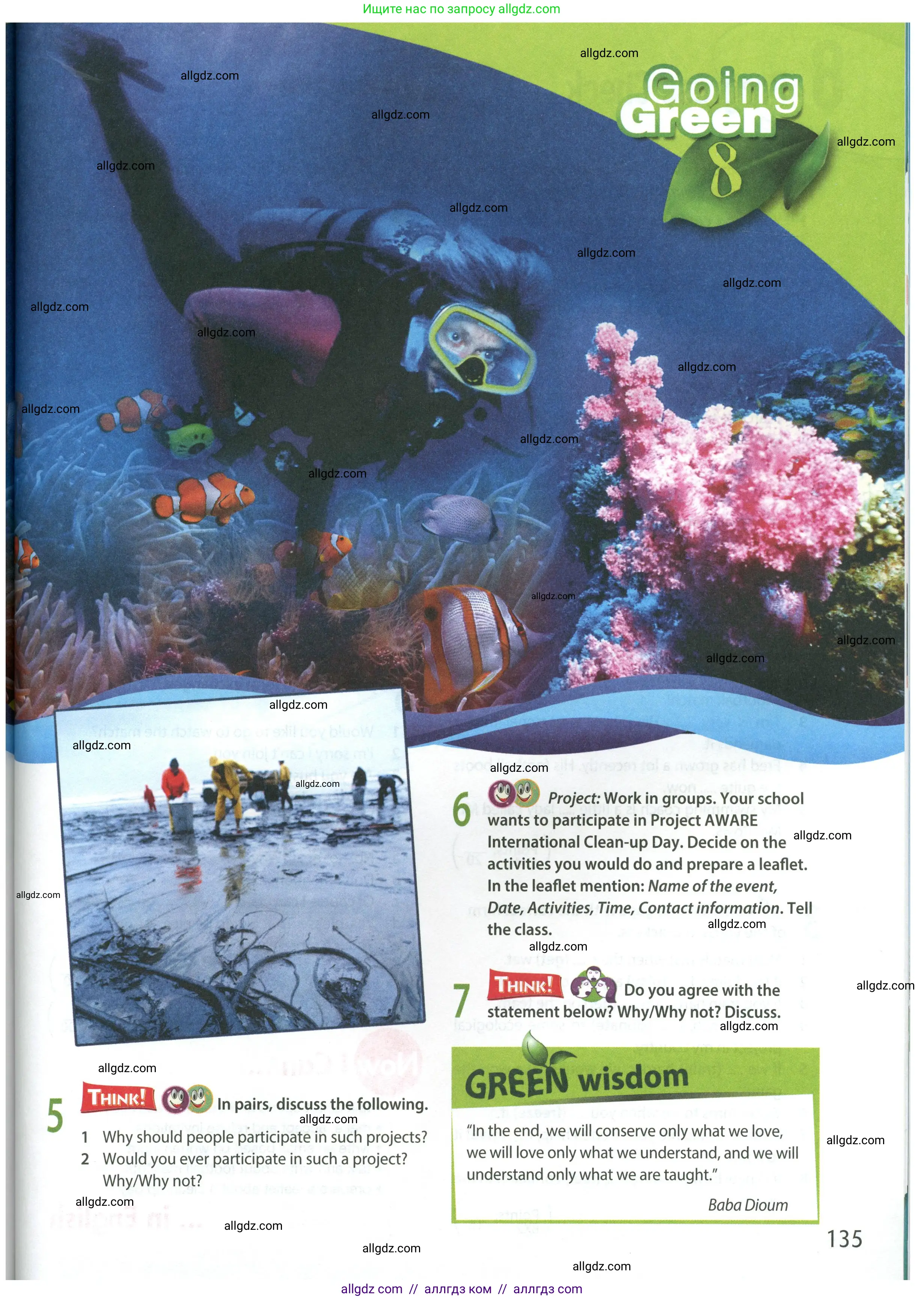 Английский язык (english), 8 класс Учебник (Student's book), авторы: Ваулина Юлия Евгеньевна (Vaulina Julia), Дули Дженни (Dooley Jenny), Подоляко Ольга Евгеньевна (Podolyako Olga), Эванс Вирджиния (Evans Virginia), издательство Просвещение, Москва, 2023, бирюзового цвета, страница 135