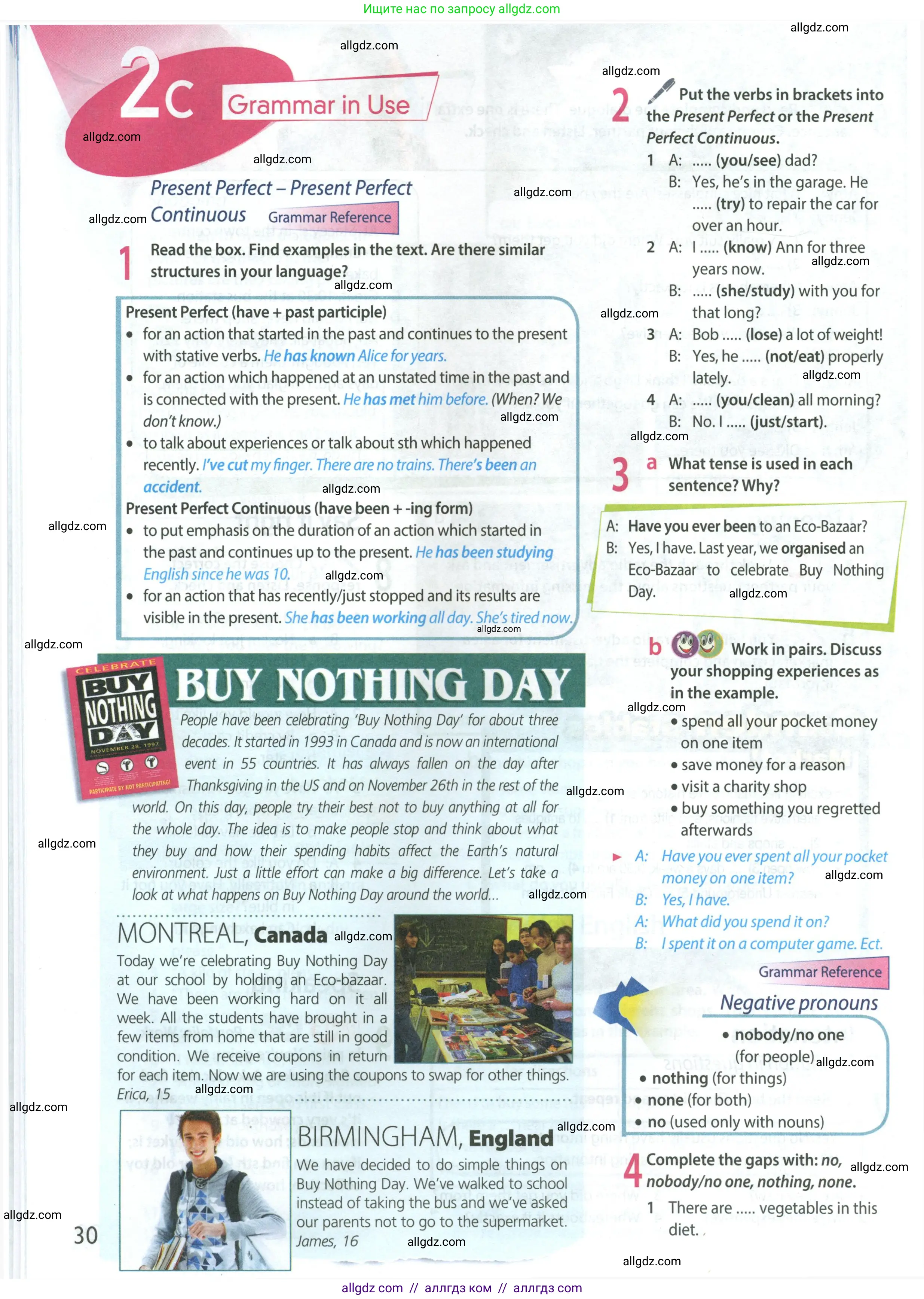 Английский язык (english), 8 класс Учебник (Student's book), авторы: Ваулина Юлия Евгеньевна (Vaulina Julia), Дули Дженни (Dooley Jenny), Подоляко Ольга Евгеньевна (Podolyako Olga), Эванс Вирджиния (Evans Virginia), издательство Просвещение, Москва, 2023, бирюзового цвета, страница 30