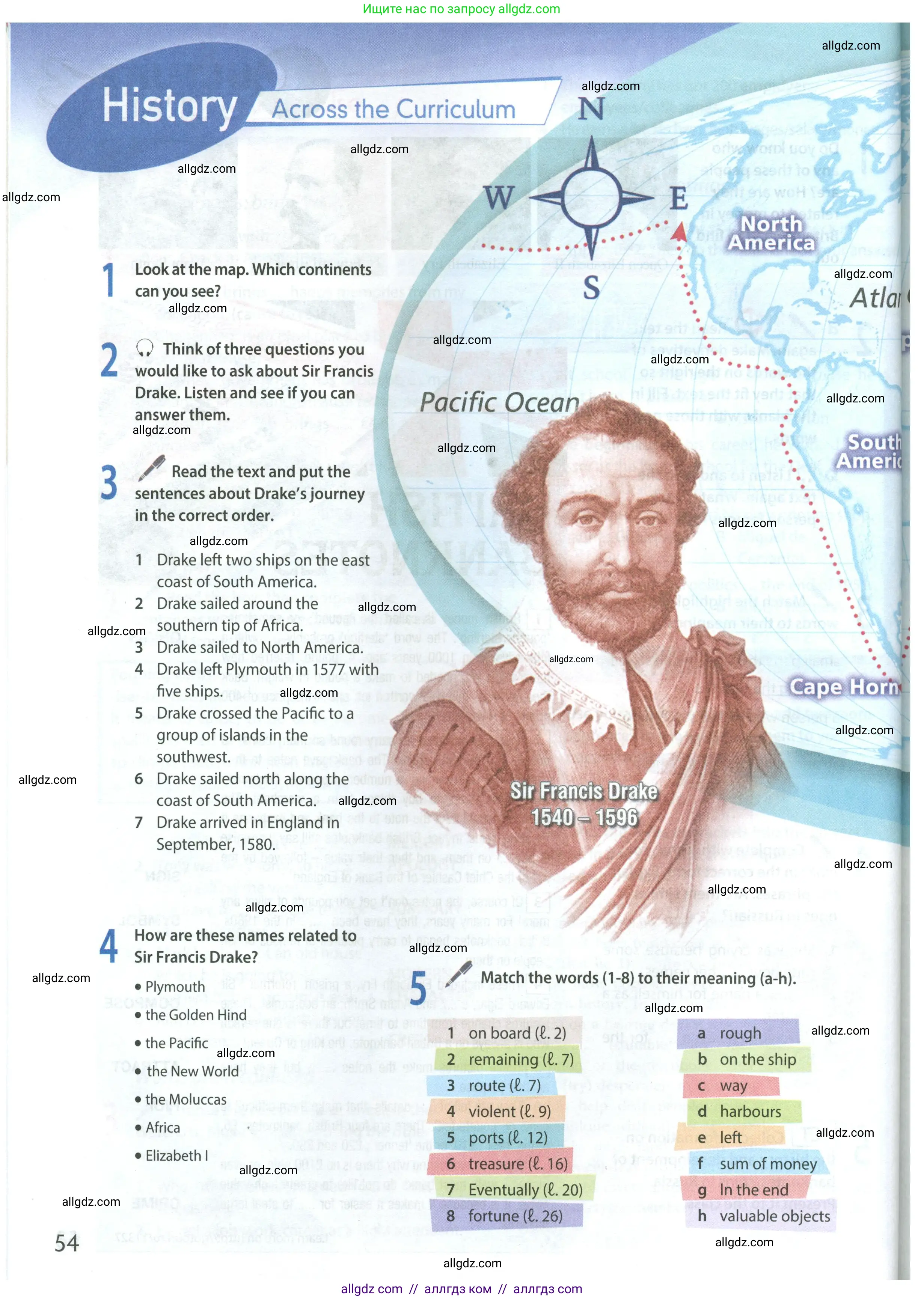 Английский язык (english), 8 класс Учебник (Student's book), авторы: Ваулина Юлия Евгеньевна (Vaulina Julia), Дули Дженни (Dooley Jenny), Подоляко Ольга Евгеньевна (Podolyako Olga), Эванс Вирджиния (Evans Virginia), издательство Просвещение, Москва, 2023, бирюзового цвета, страница 54