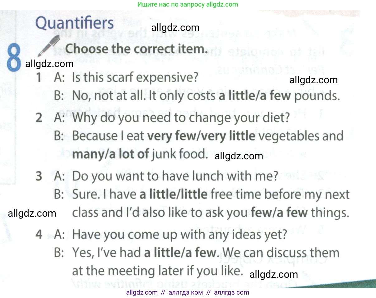 Английский язык (english), 8 класс Учебник (Student's book), авторы: Ваулина Юлия Евгеньевна (Vaulina Julia), Дули Дженни (Dooley Jenny), Подоляко Ольга Евгеньевна (Podolyako Olga), Эванс Вирджиния (Evans Virginia), издательство Просвещение, Москва, 2023, бирюзового цвета, страница 141, номер 8, Условие 2023-2027