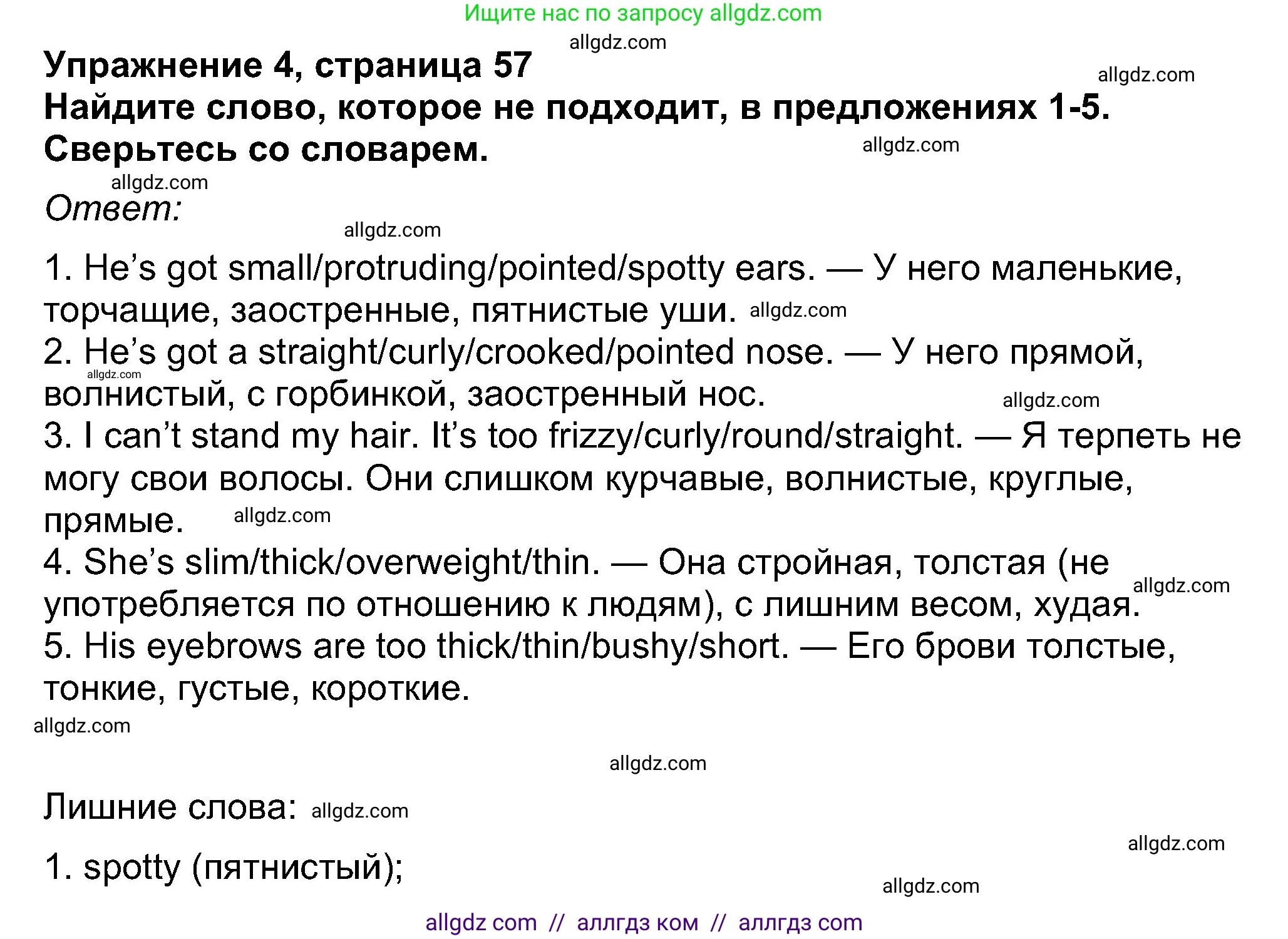 Английский язык (english), 8 класс Учебник (Student's book), авторы: Ваулина Юлия Евгеньевна (Vaulina Julia), Дули Дженни (Dooley Jenny), Подоляко Ольга Евгеньевна (Podolyako Olga), Эванс Вирджиния (Evans Virginia), издательство Просвещение, Москва, 2023, бирюзового цвета, страница 58, номер 4, Решение 2023-2027