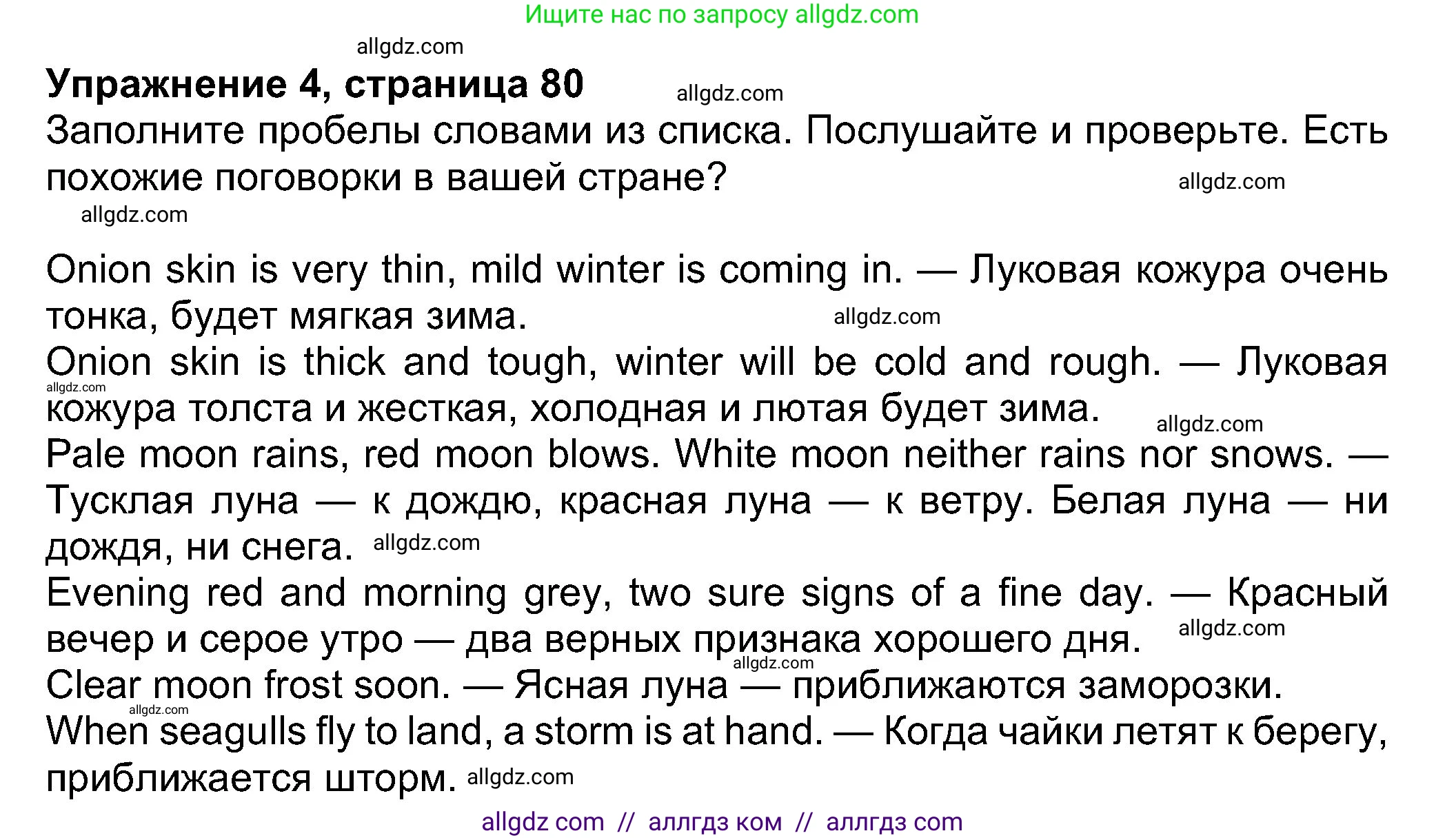 Английский язык (english), 8 класс Учебник (Student's book), авторы: Ваулина Юлия Евгеньевна (Vaulina Julia), Дули Дженни (Dooley Jenny), Подоляко Ольга Евгеньевна (Podolyako Olga), Эванс Вирджиния (Evans Virginia), издательство Просвещение, Москва, 2023, бирюзового цвета, страница 80, номер 4, Решение 2023-2027