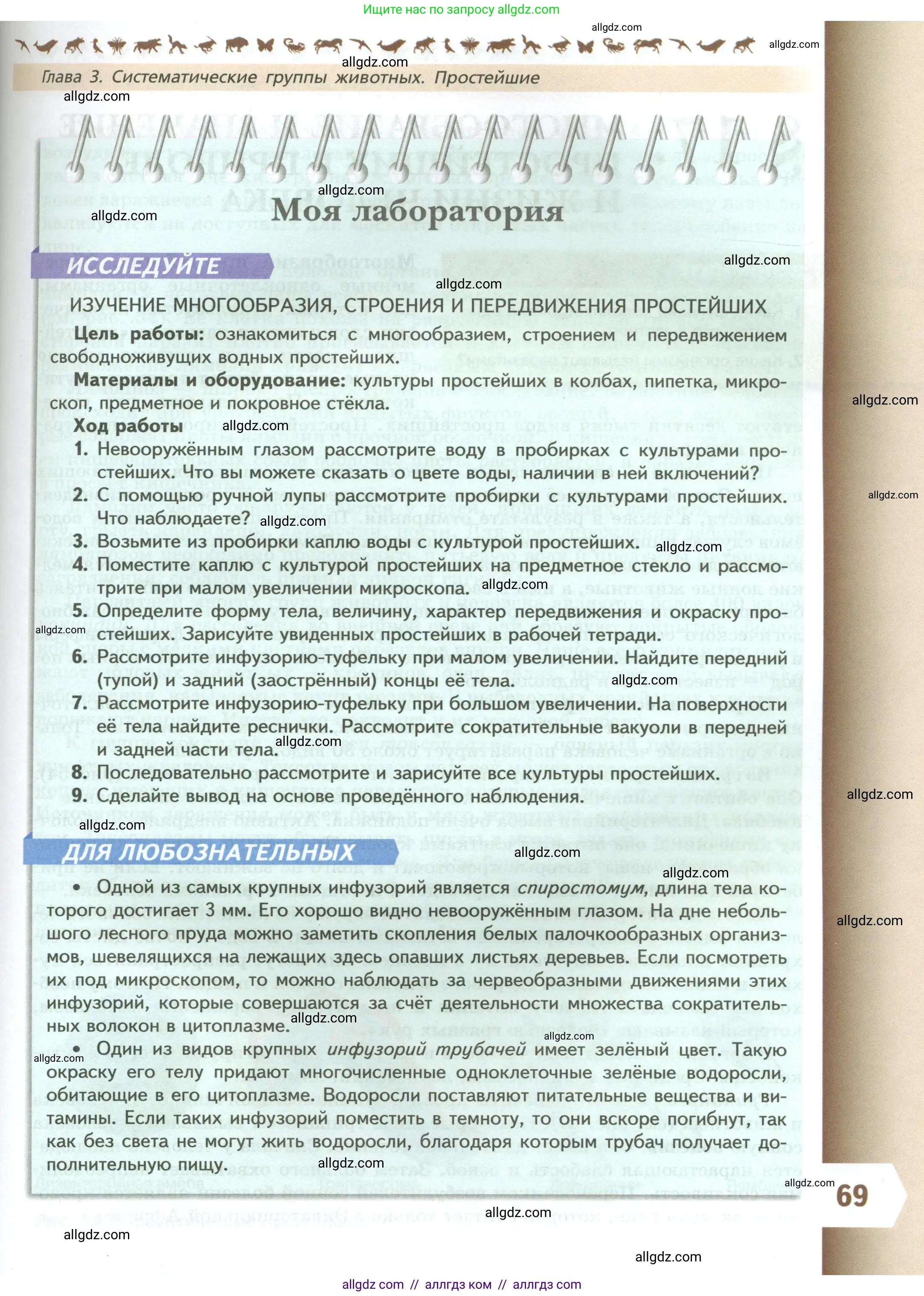 Биология, 8 класс Учебник, авторы: Пасечник Владимир Васильевич, Суматохин Сергей Витальевич, Гапонюк Зоя Георгиевна, издательство Просвещение, Москва, 2023, белого цвета, страница 69