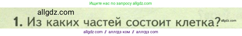 Биология, 8 класс Учебник, авторы: Пасечник Владимир Васильевич, Суматохин Сергей Витальевич, Гапонюк Зоя Георгиевна, издательство Просвещение, Москва, 2023, белого цвета, страница 62, номер 1, Условие