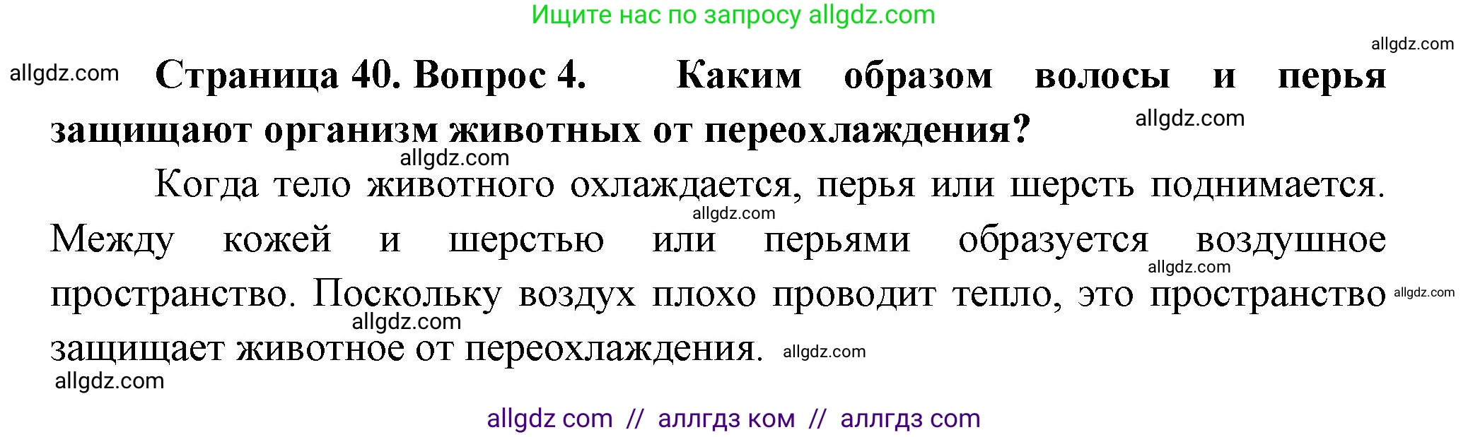 Биология, 8 класс Учебник, авторы: Пасечник Владимир Васильевич, Суматохин Сергей Витальевич, Гапонюк Зоя Георгиевна, издательство Просвещение, Москва, 2023, белого цвета, страница 40, номер 4, Решение