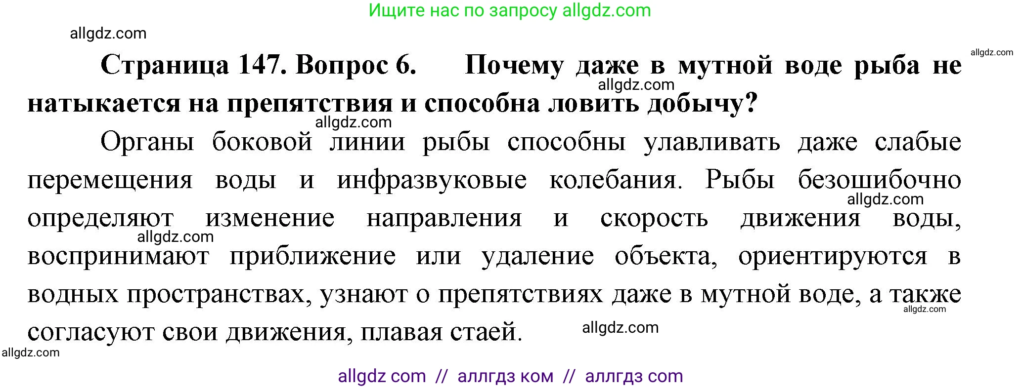 Биология, 8 класс Учебник, авторы: Пасечник Владимир Васильевич, Суматохин Сергей Витальевич, Гапонюк Зоя Георгиевна, издательство Просвещение, Москва, 2023, белого цвета, страница 147, номер 6, Решение