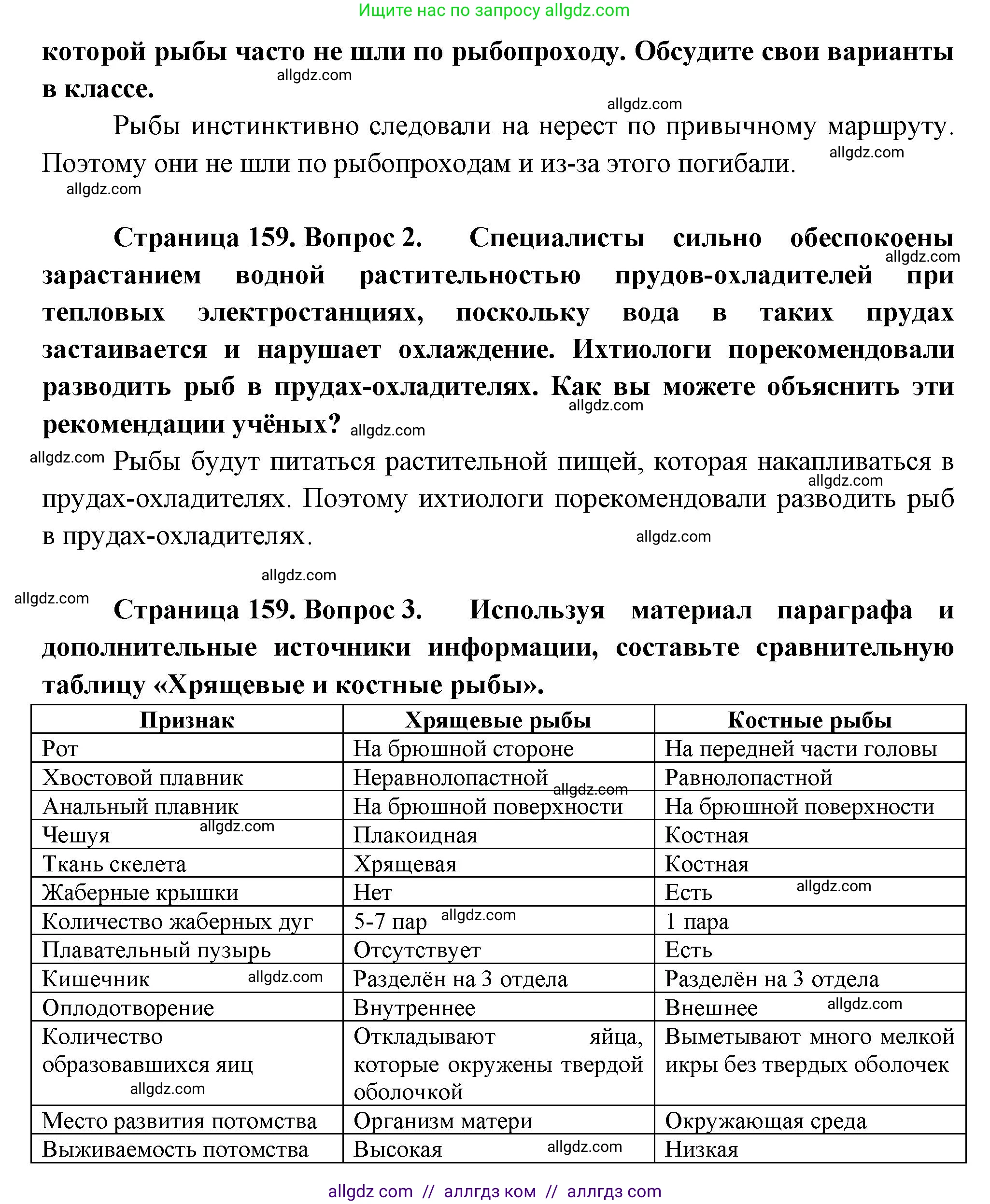 Биология, 8 класс Учебник, авторы: Пасечник Владимир Васильевич, Суматохин Сергей Витальевич, Гапонюк Зоя Георгиевна, издательство Просвещение, Москва, 2023, белого цвета, страница 158, Решение (продолжение 2)