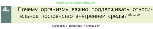 Биология, 8 класс Учебник, авторы: Пасечник Владимир Васильевич, Каменский Андрей Александрович, Швецов Глеб Геннадьевич, издательство Просвещение, Москва, 2019, страница 65, номер 4, Условие