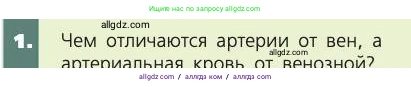 Биология, 8 класс Учебник, авторы: Пасечник Владимир Васильевич, Каменский Андрей Александрович, Швецов Глеб Геннадьевич, издательство Просвещение, Москва, 2019, страница 83, номер 1, Условие