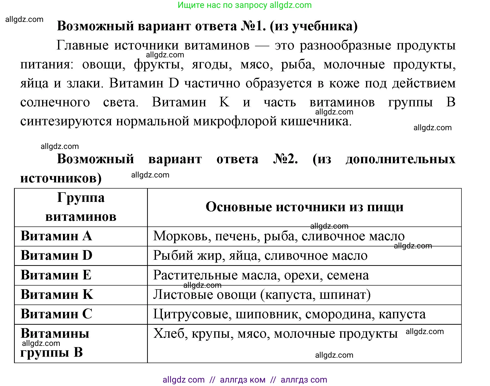 Биология, 8 класс Учебник, авторы: Пасечник Владимир Васильевич, Каменский Андрей Александрович, Швецов Глеб Геннадьевич, издательство Просвещение, Москва, 2019, страница 141, номер 4, Решение 1 (продолжение 2)