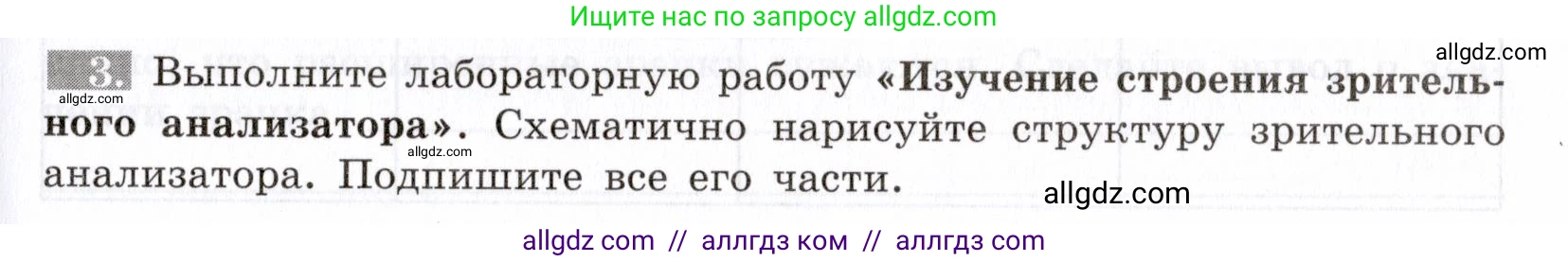 Биология, 8 класс рабочая тетрадь, авторы: Пасечник Владимир Васильевич, Швецов Глеб Геннадьевич, издательство Просвещение, Москва, 2019, страница 107, номер 3, Условие