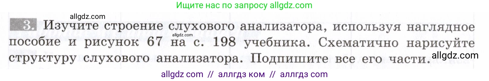 Биология, 8 класс рабочая тетрадь, авторы: Пасечник Владимир Васильевич, Швецов Глеб Геннадьевич, издательство Просвещение, Москва, 2019, страница 111, номер 3, Условие
