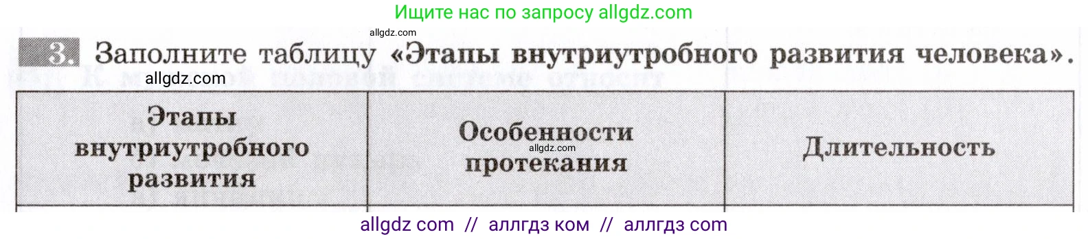 Биология, 8 класс рабочая тетрадь, авторы: Пасечник Владимир Васильевич, Швецов Глеб Геннадьевич, издательство Просвещение, Москва, 2019, страница 133, номер 3, Условие