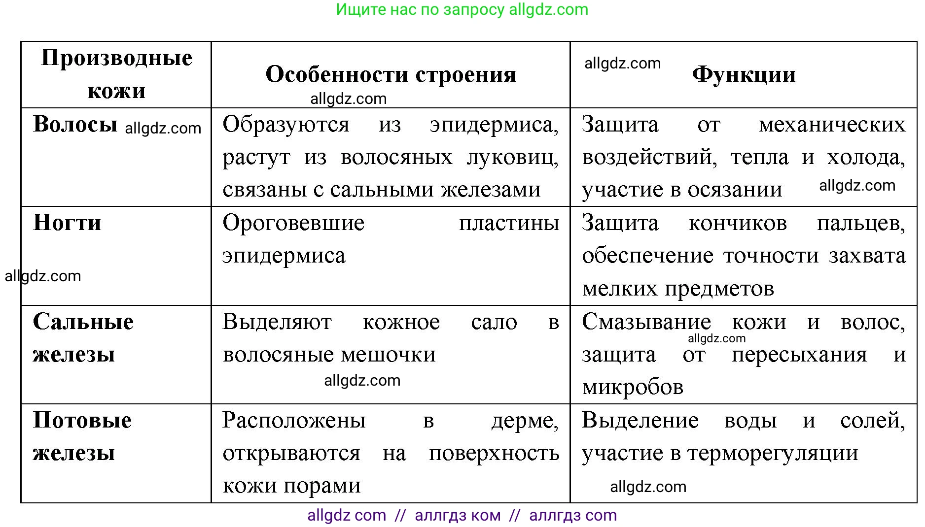 Биология, 8 класс рабочая тетрадь, авторы: Пасечник Владимир Васильевич, Швецов Глеб Геннадьевич, издательство Просвещение, Москва, 2019, страница 89, номер 7, Решение 1 (продолжение 2)