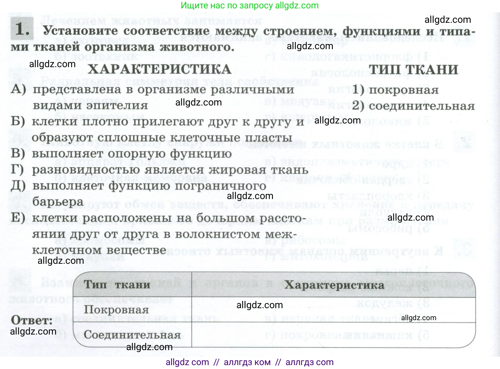 Биология, 8 класс рабочая тетрадь, авторы: Суматохин Сергей Витальевич, Пасечник Владимир Васильевич, Гапонюк Зоя Георгиевна, издательство Просвещение, Москва, 2023, оранжевого цвета, страница 16, номер 1, Условие