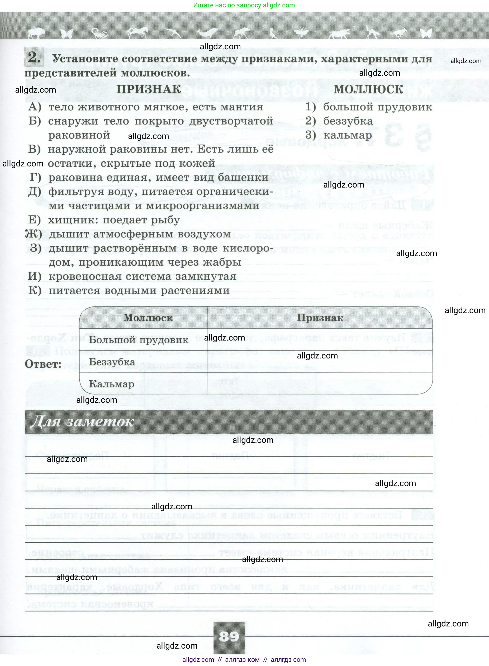 Биология, 8 класс рабочая тетрадь, авторы: Суматохин Сергей Витальевич, Пасечник Владимир Васильевич, Гапонюк Зоя Георгиевна, издательство Просвещение, Москва, 2023, оранжевого цвета, страница 89