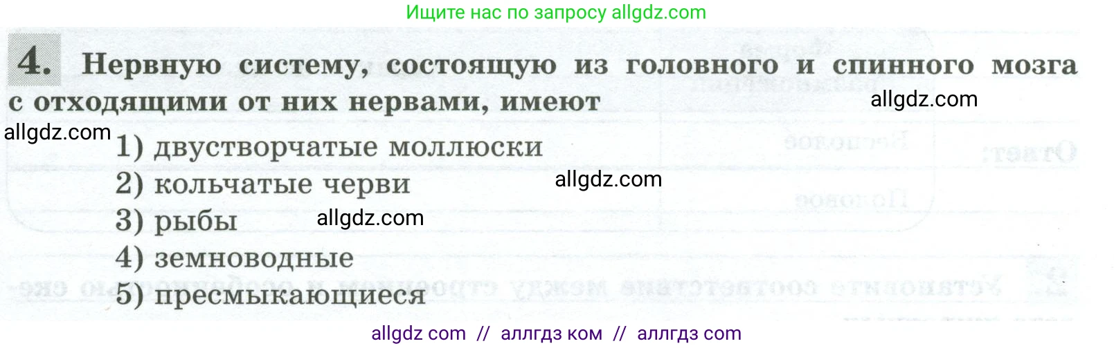 Биология, 8 класс рабочая тетрадь, авторы: Суматохин Сергей Витальевич, Пасечник Владимир Васильевич, Гапонюк Зоя Георгиевна, издательство Просвещение, Москва, 2023, оранжевого цвета, страница 41, номер 4, Условие