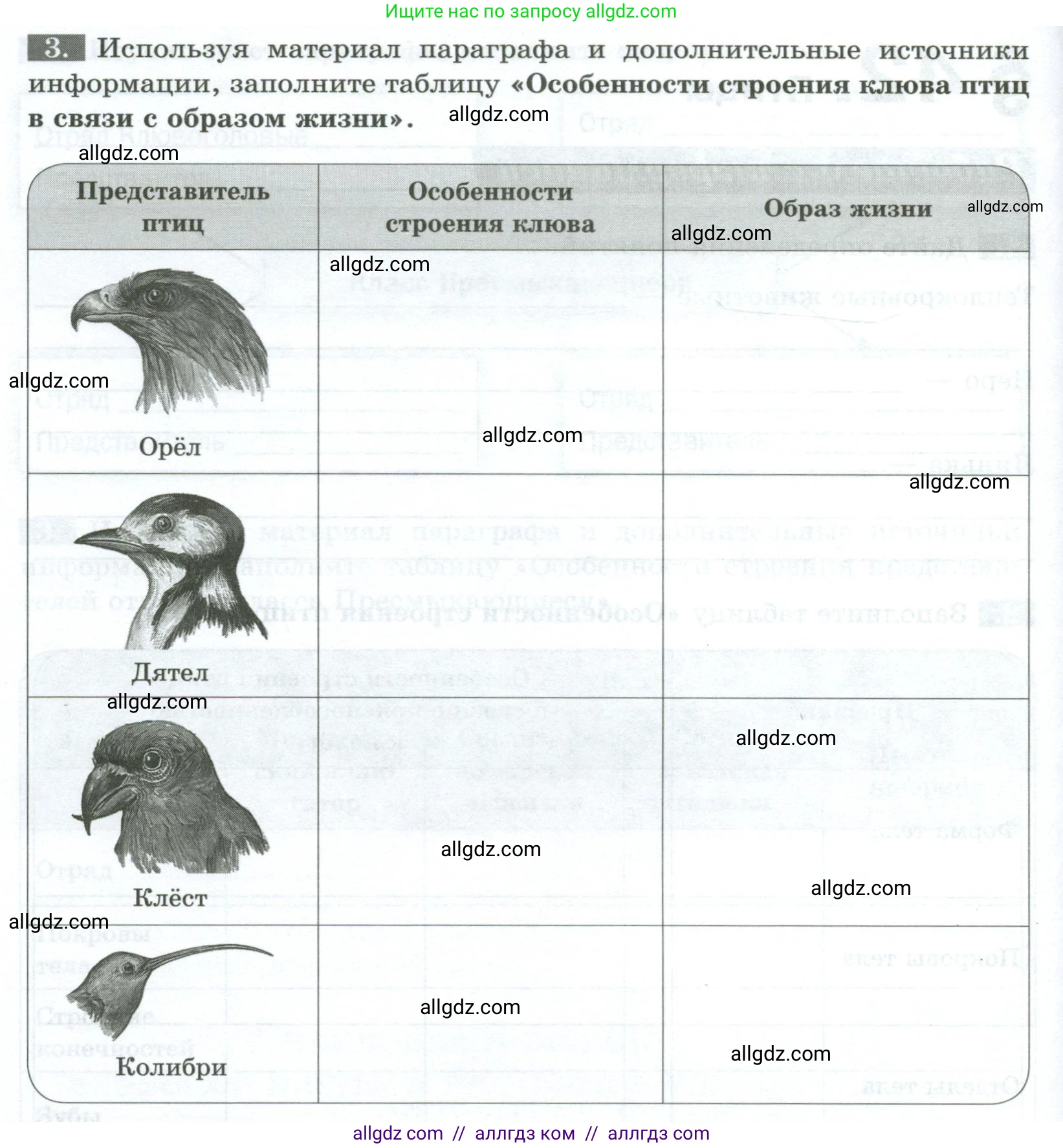 Биология, 8 класс рабочая тетрадь, авторы: Суматохин Сергей Витальевич, Пасечник Владимир Васильевич, Гапонюк Зоя Георгиевна, издательство Просвещение, Москва, 2023, оранжевого цвета, страница 112, номер 3, Условие