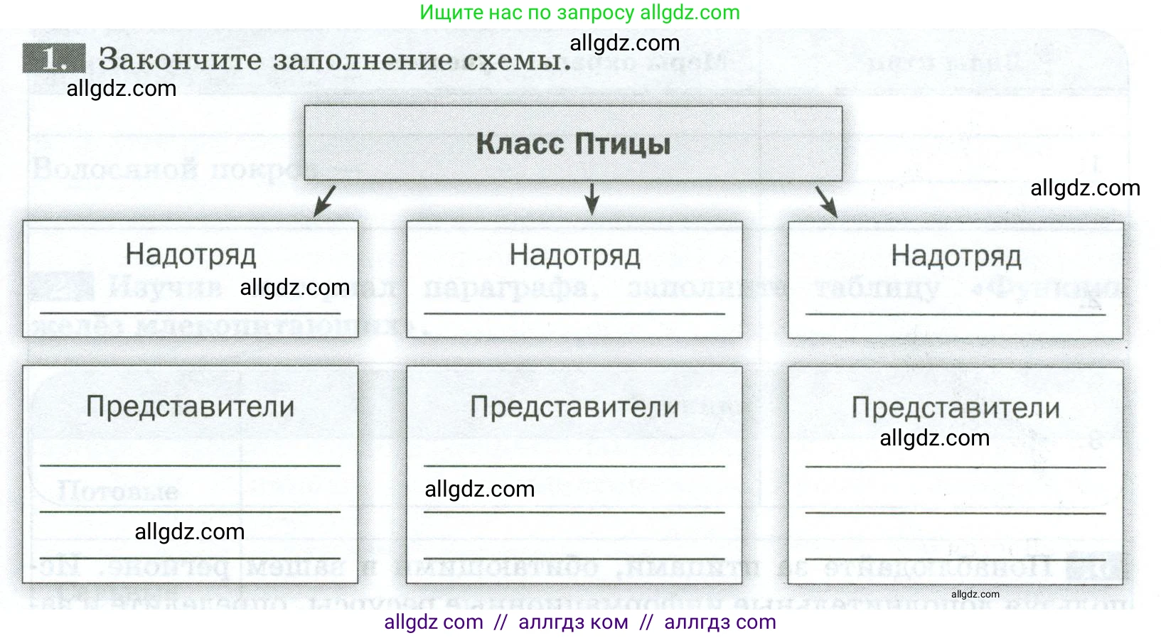 Биология, 8 класс рабочая тетрадь, авторы: Суматохин Сергей Витальевич, Пасечник Владимир Васильевич, Гапонюк Зоя Георгиевна, издательство Просвещение, Москва, 2023, оранжевого цвета, страница 119, номер 1, Условие