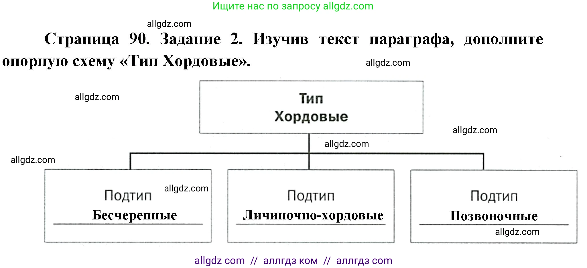 Биология, 8 класс рабочая тетрадь, авторы: Суматохин Сергей Витальевич, Пасечник Владимир Васильевич, Гапонюк Зоя Георгиевна, издательство Просвещение, Москва, 2023, оранжевого цвета, страница 90, номер 2, Решение