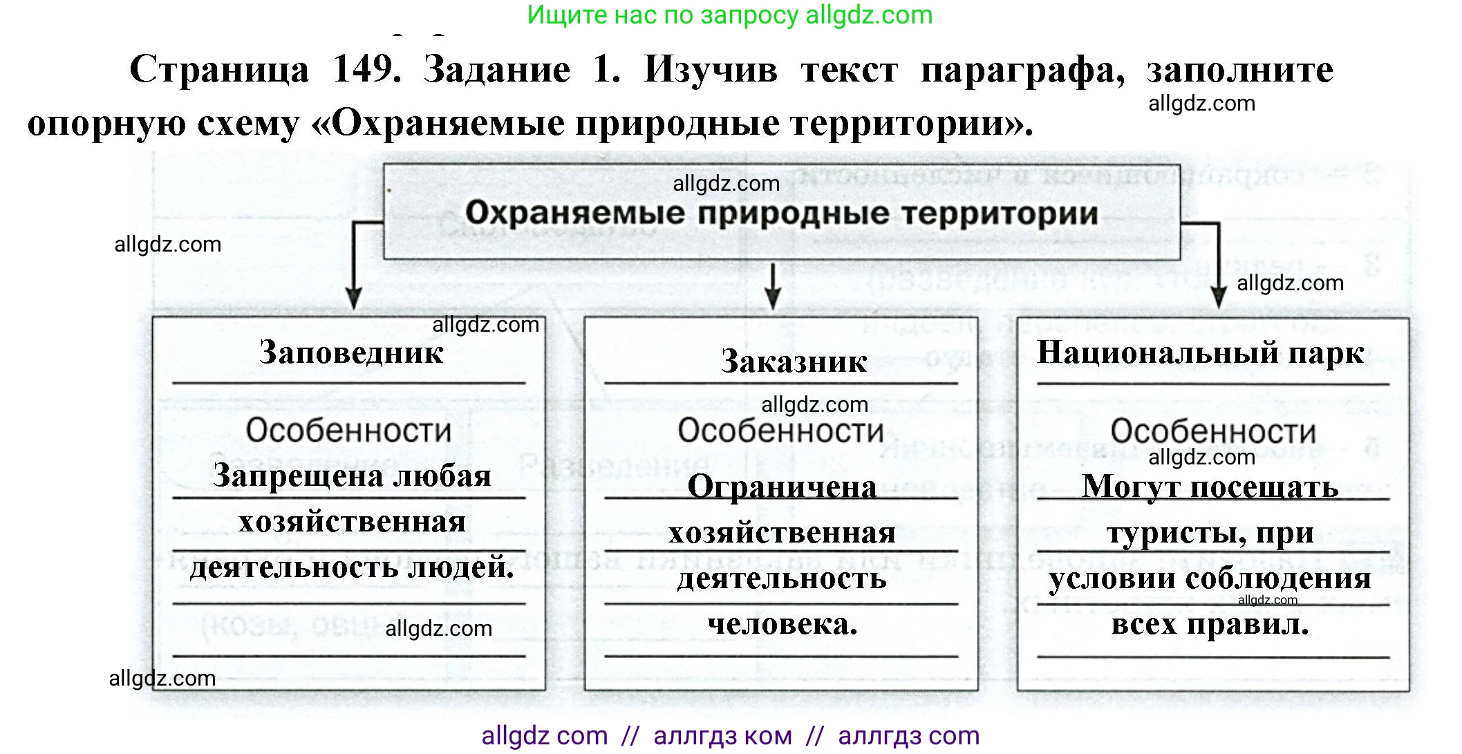 Биология, 8 класс рабочая тетрадь, авторы: Суматохин Сергей Витальевич, Пасечник Владимир Васильевич, Гапонюк Зоя Георгиевна, издательство Просвещение, Москва, 2023, оранжевого цвета, страница 149, номер 1, Решение