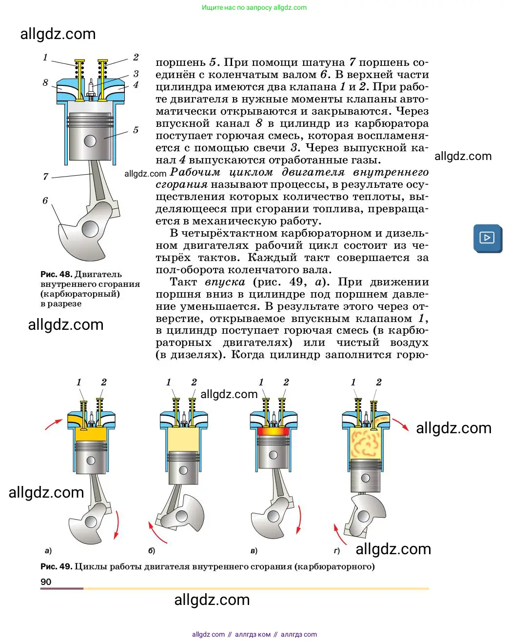 Физика, 8 класс Учебник, автор: Пёрышкин И М, издательство Просвещение, Москва, 2023, белого цвета, страница 90