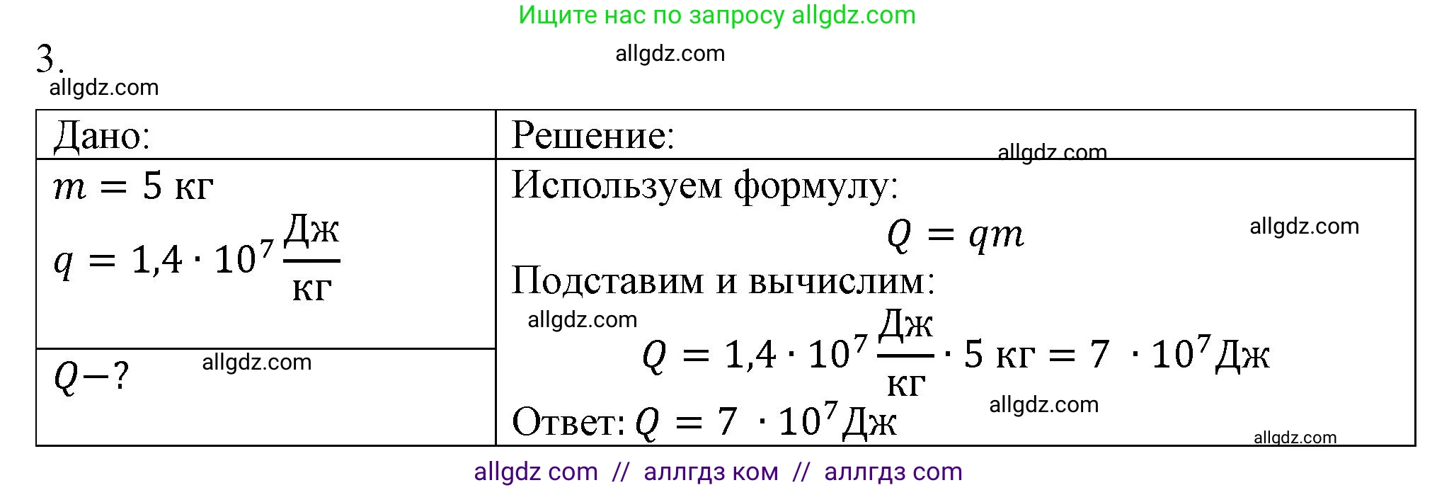 Физика, 8 класс Учебник, автор: Пёрышкин И М, издательство Просвещение, Москва, 2023, белого цвета, страница 50, номер 3, Решение 1