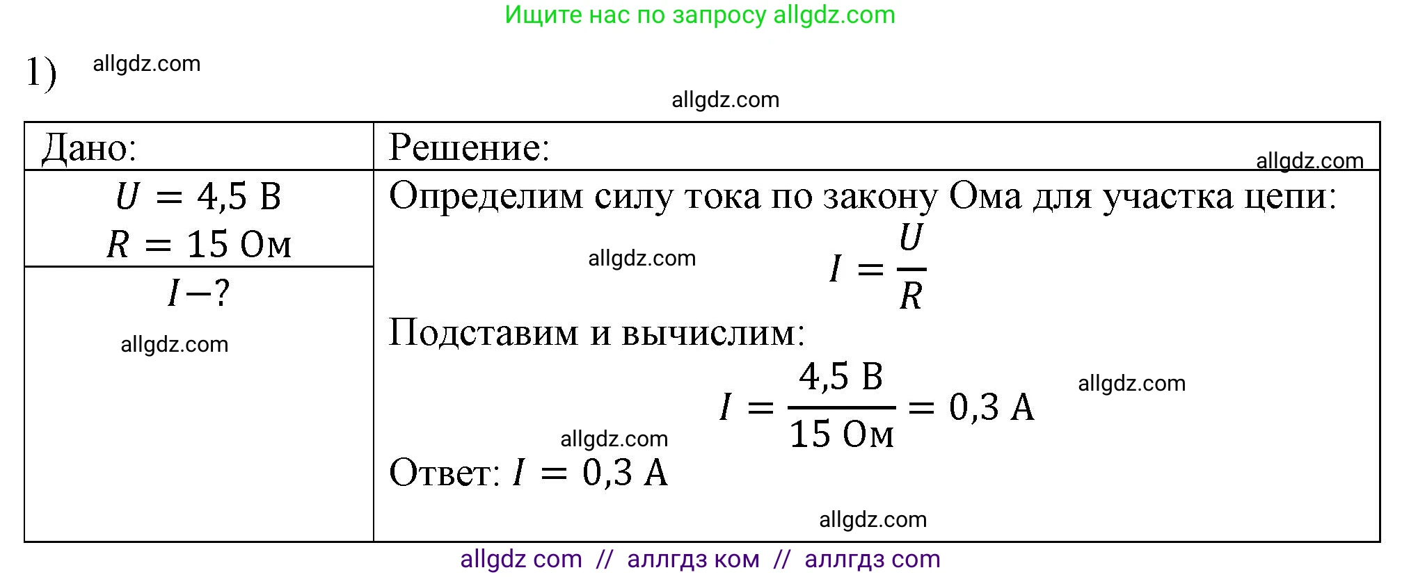 Физика, 8 класс Учебник, автор: Пёрышкин И М, издательство Просвещение, Москва, 2023, белого цвета, страница 151, номер 1, Решение 1