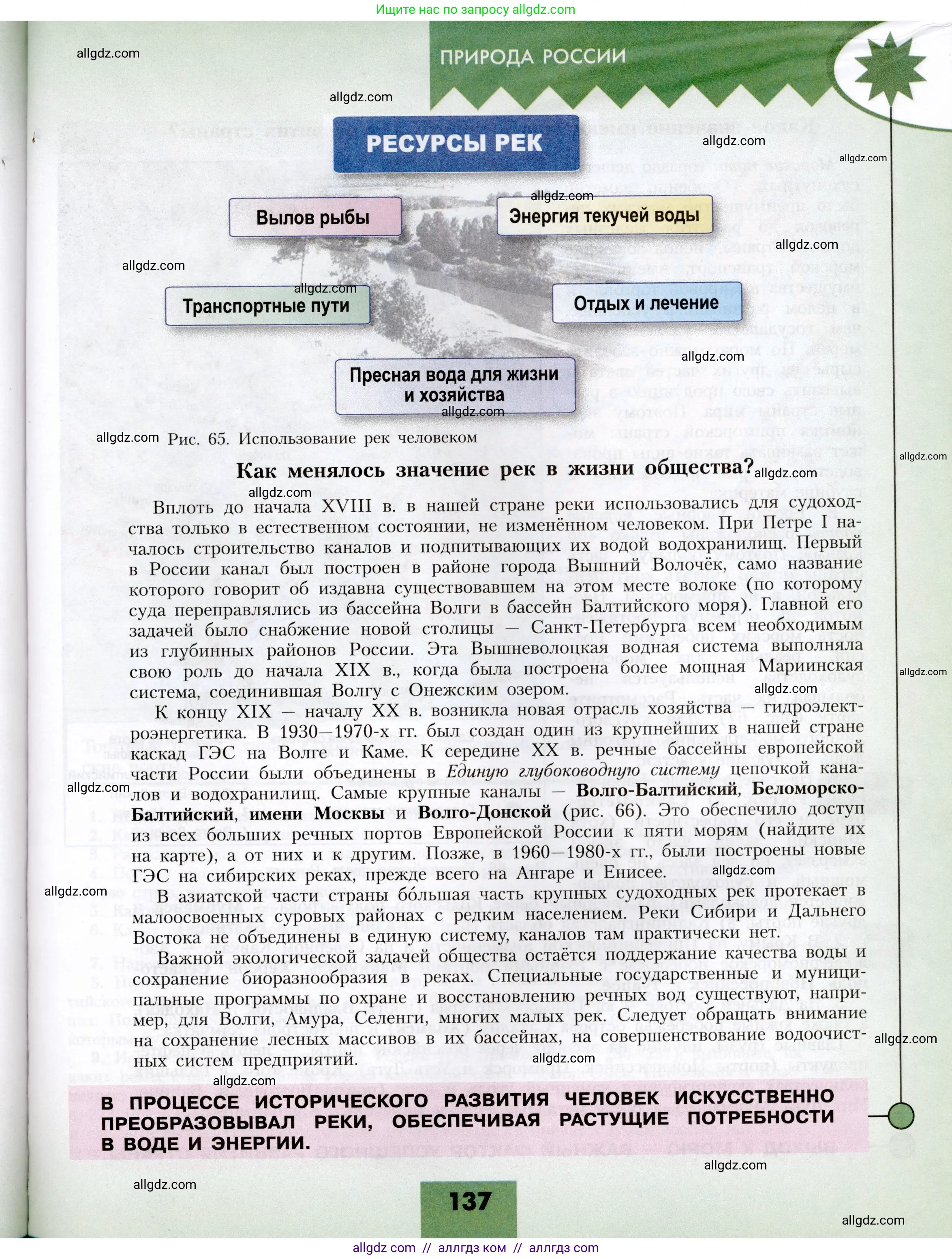 География, 8 класс Учебник, авторы: Алексеев Александр Иванович, Николина Вера Викторовна, Липкина Елена Карловна, Болысов Сергей Иванович, Кузнецова Галина Юрьевна, издательство Просвещение, Москва, 2023, жёлтого цвета, страница 137