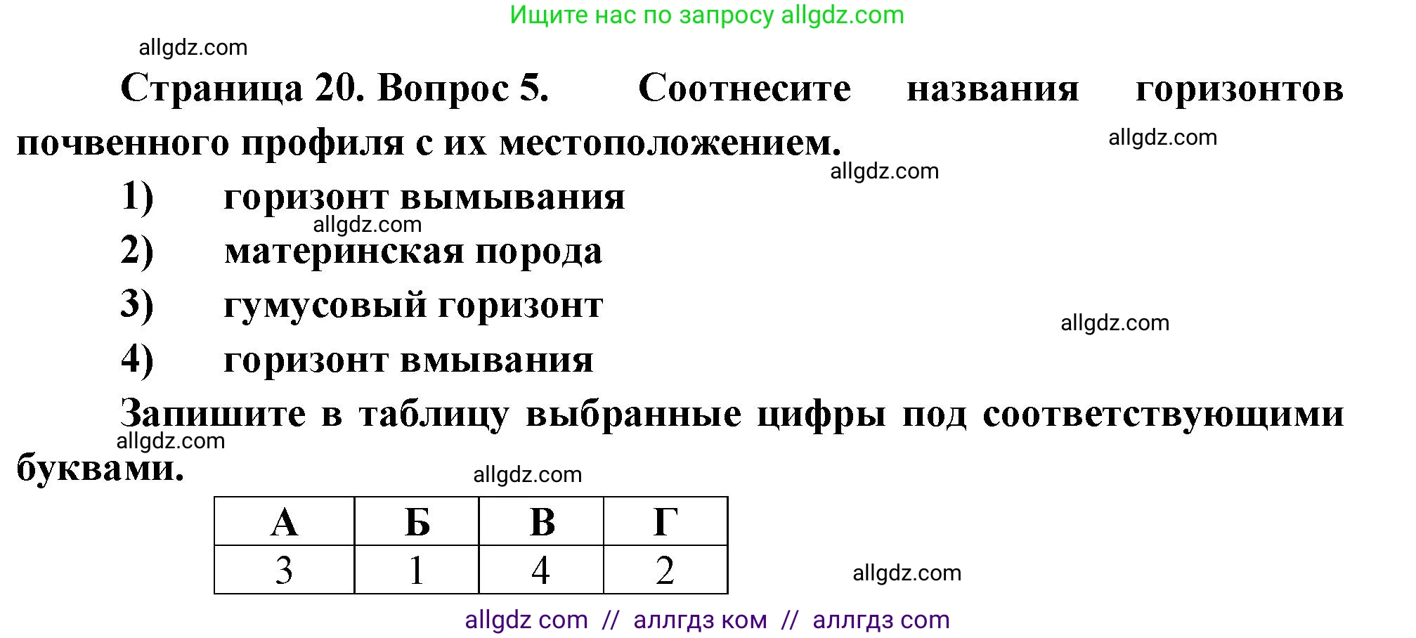 География, 8 класс Проверочные работы, авторы: Бондарева Мария Владимировна, Шидловский Игорь Михайлович, издательство Просвещение, Москва, 2023, жёлтого цвета, страница 20, номер 5, Решение