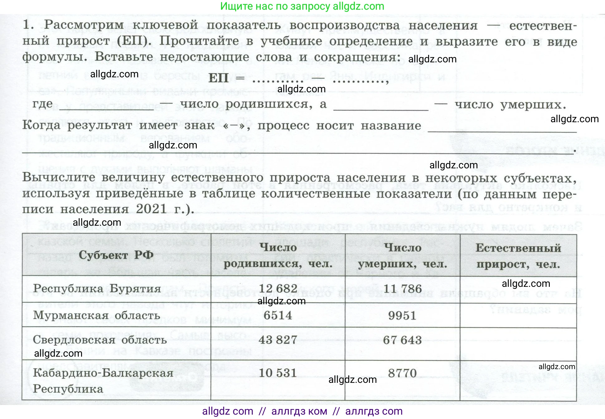 География, 8 класс Практические работы, автор: Дубинина Софья Петровна, издательство Просвещение, Москва, 2023, жёлтого цвета, страница 19, номер 1, Условие