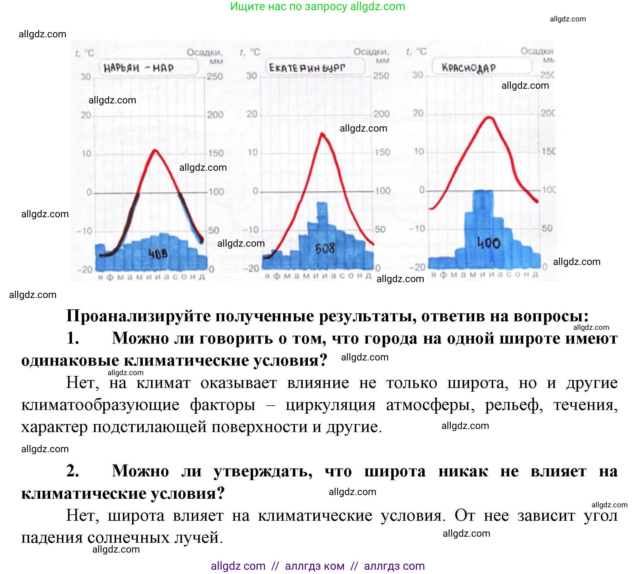 География, 8 класс Практические работы, автор: Дубинина Софья Петровна, издательство Просвещение, Москва, 2023, жёлтого цвета, страница 34, номер 3, Решение (продолжение 2)