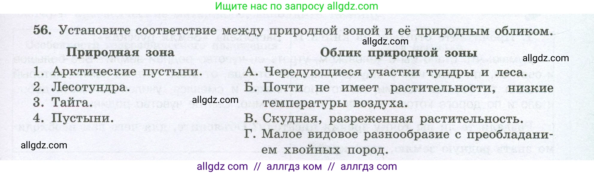 География, 8 класс Мой тренажёр, автор: Николина Вера Викторовна, издательство Просвещение, Москва, 2023, жёлтого цвета, страница 75, номер 56, Условие