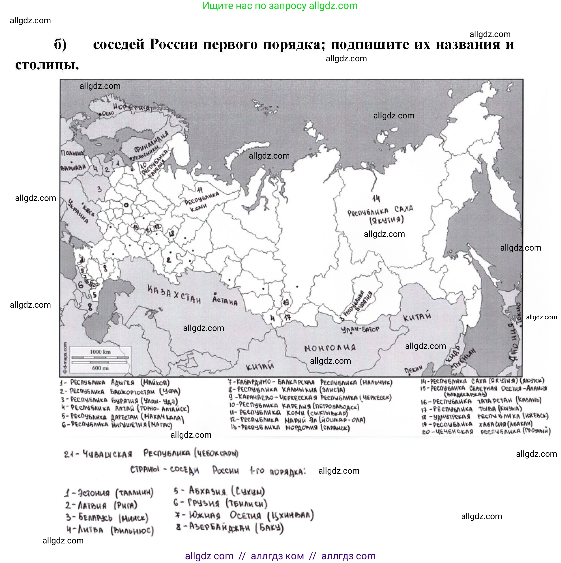 География, 8 класс Мой тренажёр, автор: Николина Вера Викторовна, издательство Просвещение, Москва, 2023, жёлтого цвета, страница 8, номер 13, Решение