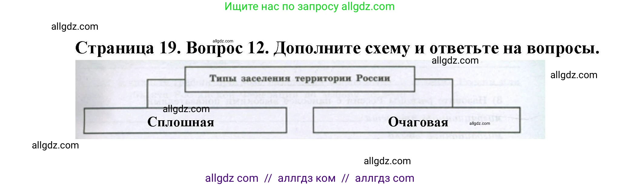 География, 8 класс Мой тренажёр, автор: Николина Вера Викторовна, издательство Просвещение, Москва, 2023, жёлтого цвета, страница 19, номер 12, Решение