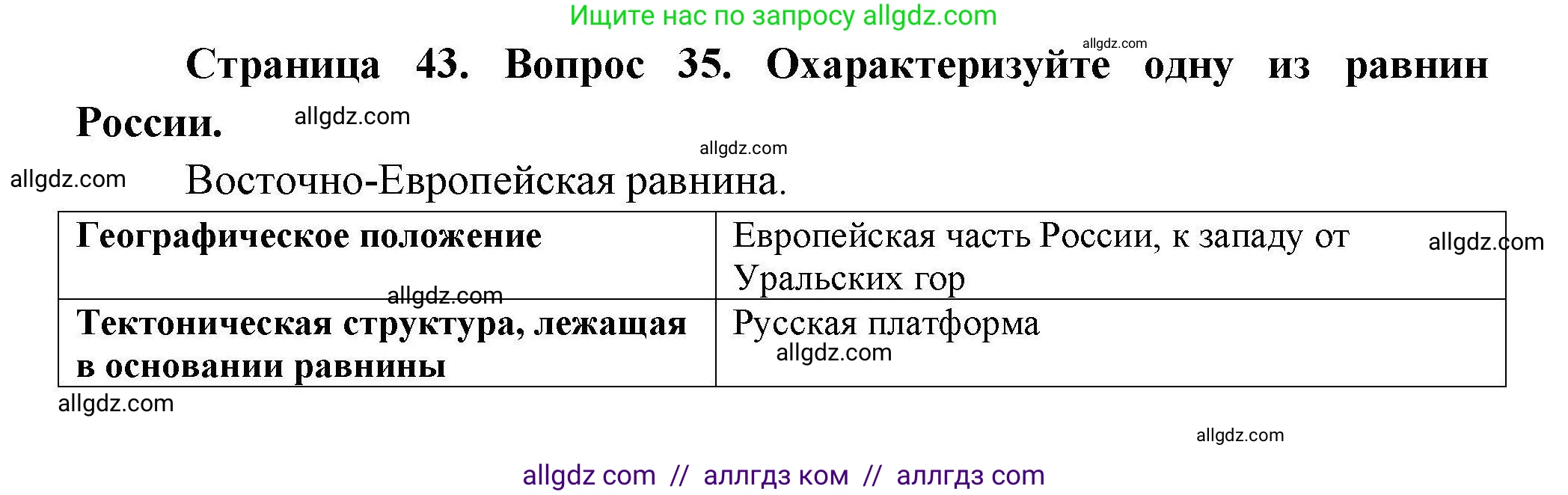 География, 8 класс Мой тренажёр, автор: Николина Вера Викторовна, издательство Просвещение, Москва, 2023, жёлтого цвета, страница 43, номер 35, Решение