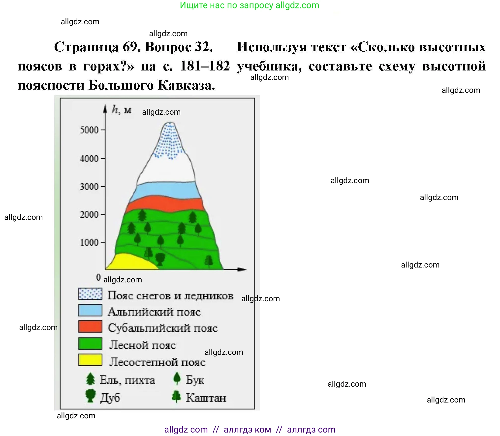 География, 8 класс Мой тренажёр, автор: Николина Вера Викторовна, издательство Просвещение, Москва, 2023, жёлтого цвета, страница 69, номер 32, Решение