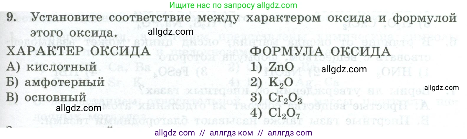 Химия, 8 класс Проверочные и контрольные работы, авторы: Габриелян Олег Саргисович, Лысова Галина Георгиевна, издательство Просвещение, Москва, 2023, белого цвета, страница 95, номер 9, Условие