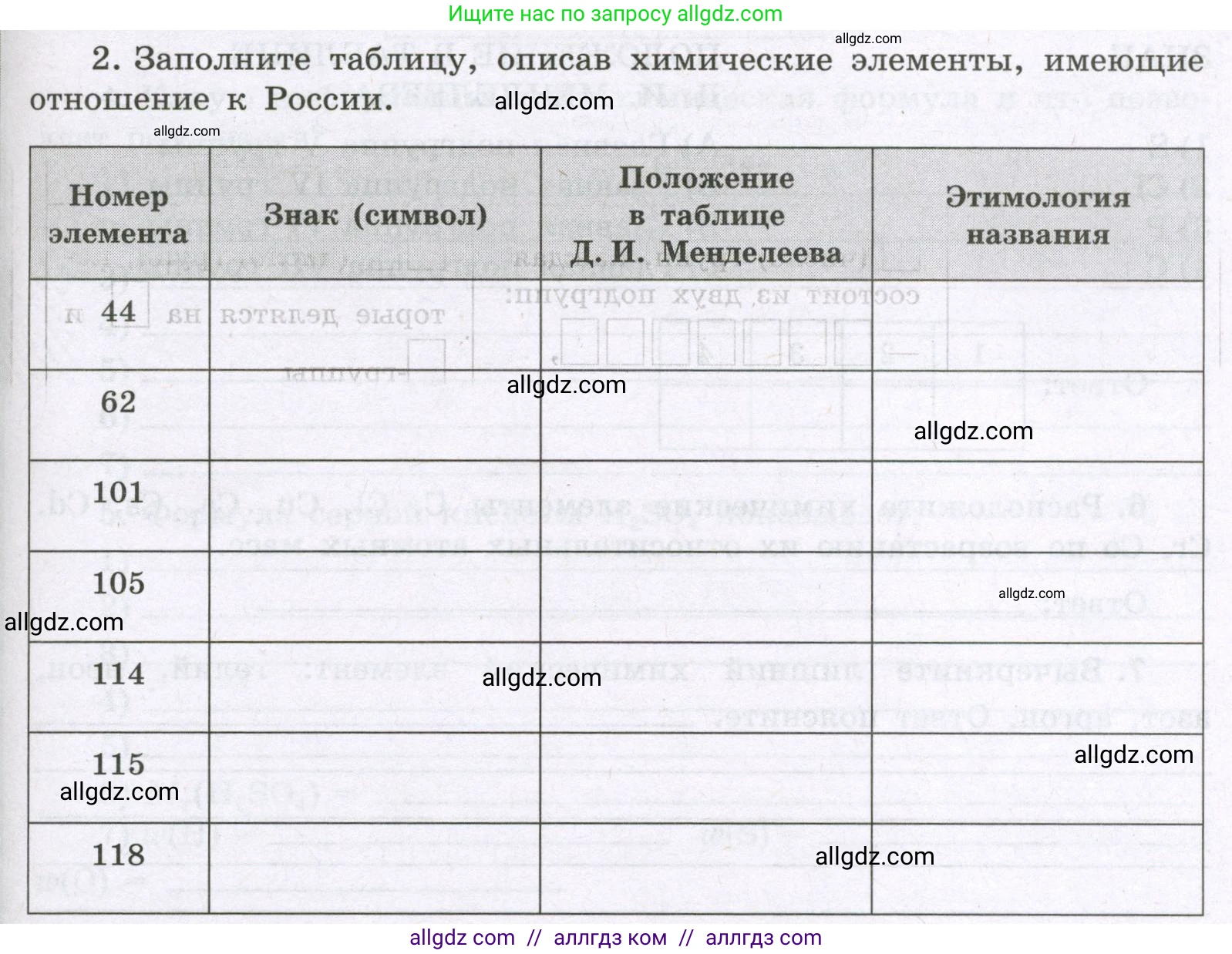 Химия, 8 класс рабочая тетрадь, авторы: Габриелян Олег Саргисович, Сладков Сергей Анатольевич, Остроумов Игорь Геннадьевич, издательство Просвещение, Москва, 2023, белого цвета, страница 29, номер 2, Условие