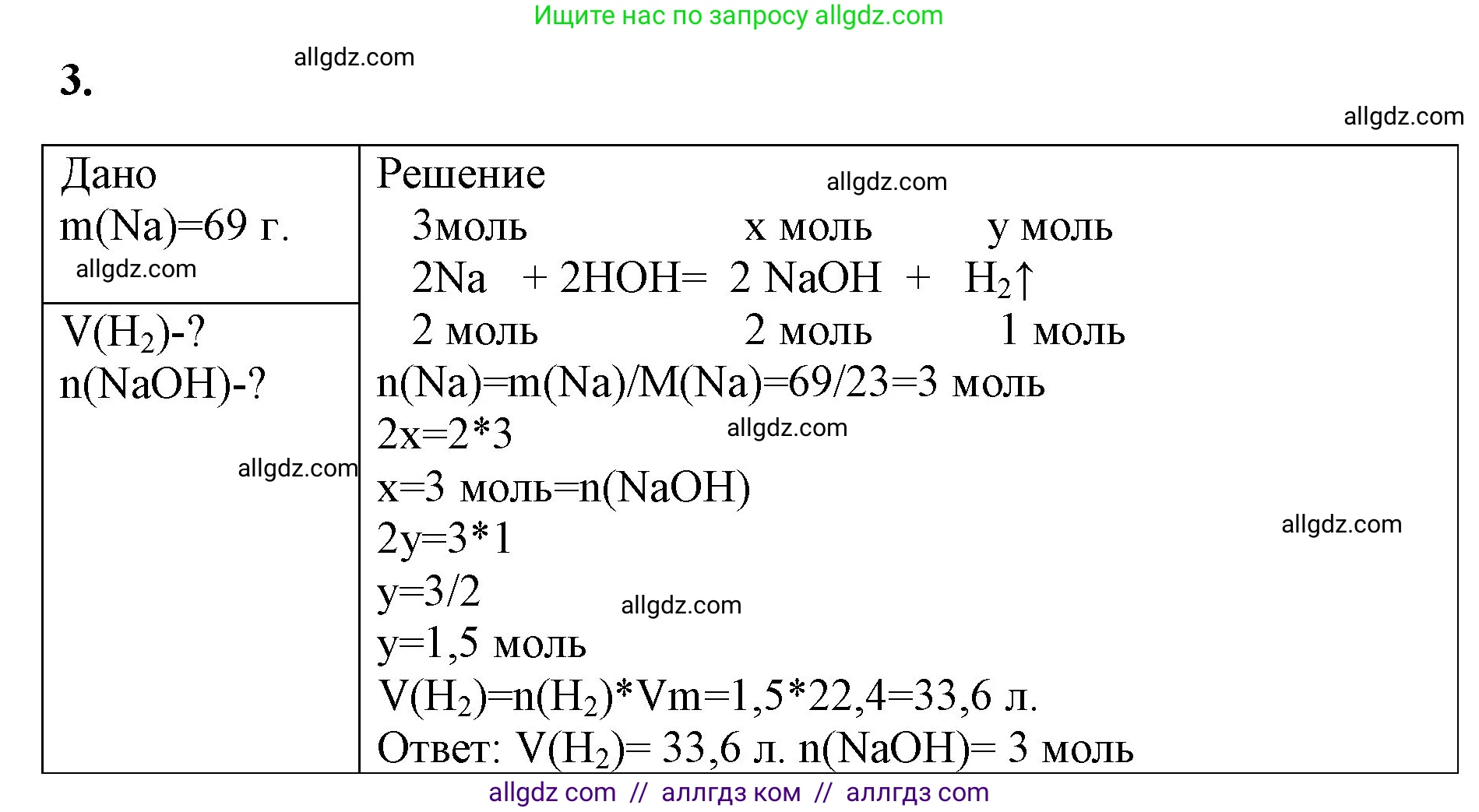 Химия, 8 класс рабочая тетрадь, авторы: Габриелян Олег Саргисович, Сладков Сергей Анатольевич, Остроумов Игорь Геннадьевич, издательство Просвещение, Москва, 2023, белого цвета, страница 77, номер 3, Решение
