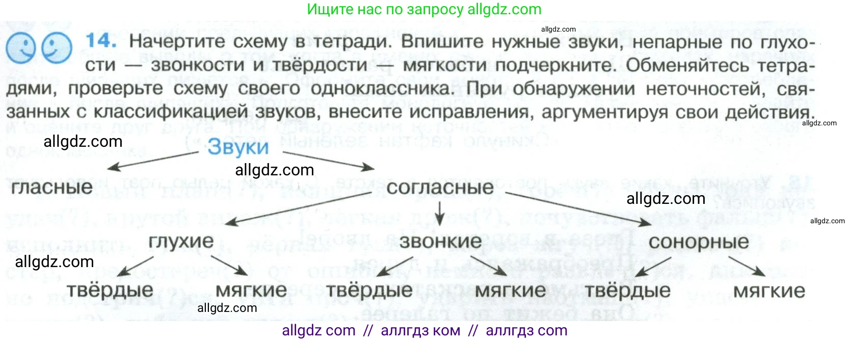 Русский язык, 8 класс Учебник, авторы: Бархударов Степан Григорьевич, Крючков Сергей Ефимович, Максимов Леонард Юрьевич, Чешко Лев Антонович, Николина Наталия Анатольевна, Мишина Клара Ивановна, Текучева Ирина Викторовна, Курцева Зоя Ивановна, Комиссарова Людмила Юрьевна, издательство Просвещение, Москва, 2023, зелёного цвета, страница 13, номер 14, Условие 2023