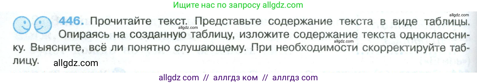 Русский язык, 8 класс Учебник, авторы: Бархударов Степан Григорьевич, Крючков Сергей Ефимович, Максимов Леонард Юрьевич, Чешко Лев Антонович, Николина Наталия Анатольевна, Мишина Клара Ивановна, Текучева Ирина Викторовна, Курцева Зоя Ивановна, Комиссарова Людмила Юрьевна, издательство Просвещение, Москва, 2023, зелёного цвета, страница 226, номер 446, Условие 2023